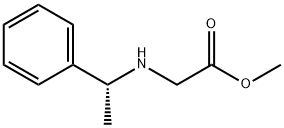 METHYL 2-([(1R)-1-PHENYLETHYL]AMINO)ACETATE Struktur