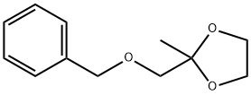 1,3-Dioxolane, 2-methyl-2-[(phenylmethoxy)methyl]- Struktur