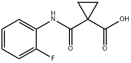 Cyclopropanecarboxylic acid, 1-[[(2-fluorophenyl)amino]carbonyl]-