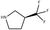 (3S)-3-(trifluoromethyl)pyrrolidine Struktur