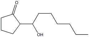 Cyclopentanone,2-(1-hydroxyheptyl)- Struktur