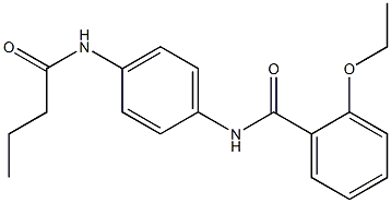 N-[4-(butyrylamino)phenyl]-2-ethoxybenzamide Struktur