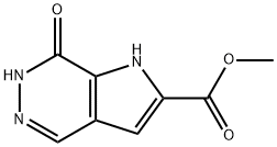 1H-Pyrrolo[2,3-d]pyridazine-2-carboxylic acid, 6,7-dihydro-7-oxo-, methyl ester Struktur