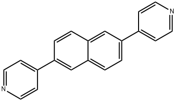 Pyridine,4,4'-(2,6-naphthalenediyl)bis- Struktur