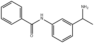 N-[3-(1-aminoethyl)phenyl]benzamide Struktur