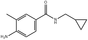 4-amino-N-(cyclopropylmethyl)-3-methylbenzamide Struktur