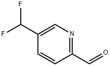 5-(二氟甲基)吡啶-2-甲醛 結構式