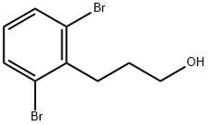 3-(2,6-dibromophenyl)propan-1-ol Struktur