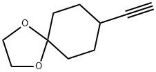 8-ethynyl-1,4-dioxaspiro[4.5]decane Struktur