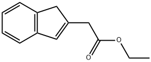 ethyl 2-(1H-inden-2-yl)acetate Struktur