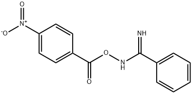 Benzenecarboximidamide, N-[(4-nitrobenzoyl)oxy]- Struktur