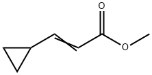 2-Propenoic acid, 3-cyclopropyl-, methyl ester Struktur