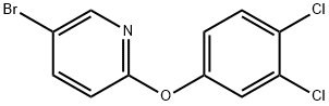 5-bromo-2-(3,4-dichloro-phenoxy)-pyridine Struktur