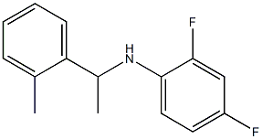 2,4-difluoro-N-[1-(2-methylphenyl)ethyl]aniline Struktur