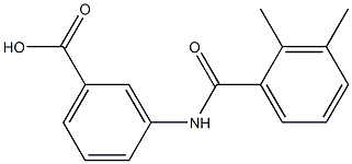 3-[(2,3-dimethylbenzoyl)amino]benzoic acid Struktur