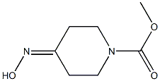 methyl 4-(hydroxyimino)piperidine-1-carboxylate Struktur