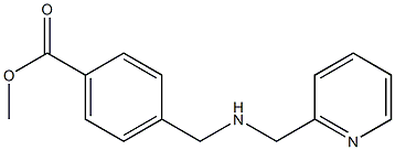 methyl 4-{[(pyridin-2-ylmethyl)amino]methyl}benzoate Struktur