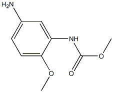 methyl N-(5-amino-2-methoxyphenyl)carbamate Struktur