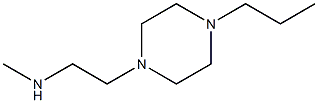 methyl[2-(4-propylpiperazin-1-yl)ethyl]amine Struktur