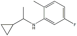 N-(1-cyclopropylethyl)-5-fluoro-2-methylaniline Structure