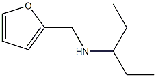 N-(1-ethylpropyl)-N-(2-furylmethyl)amine Struktur