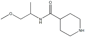 N-(1-methoxypropan-2-yl)piperidine-4-carboxamide Struktur