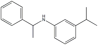 N-(1-phenylethyl)-3-(propan-2-yl)aniline Struktur