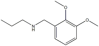 N-(2,3-dimethoxybenzyl)-N-propylamine Struktur