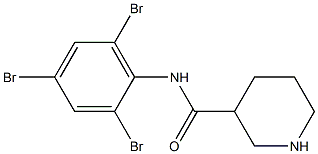 N-(2,4,6-tribromophenyl)piperidine-3-carboxamide Struktur