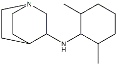 N-(2,6-dimethylcyclohexyl)-1-azabicyclo[2.2.2]octan-3-amine Struktur