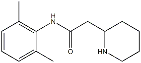 N-(2,6-dimethylphenyl)-2-(piperidin-2-yl)acetamide Struktur