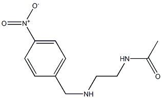 N-(2-{[(4-nitrophenyl)methyl]amino}ethyl)acetamide Struktur