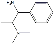 N-(2-amino-1-methyl-2-phenylethyl)-N,N-dimethylamine Struktur