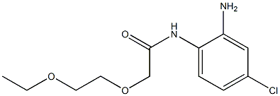 N-(2-amino-4-chlorophenyl)-2-(2-ethoxyethoxy)acetamide Struktur