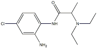 N-(2-amino-4-chlorophenyl)-2-(diethylamino)propanamide Struktur