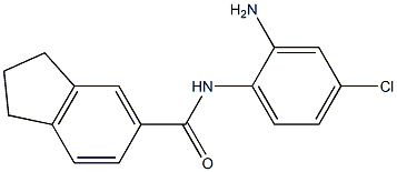 N-(2-amino-4-chlorophenyl)-2,3-dihydro-1H-indene-5-carboxamide Struktur