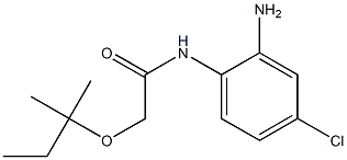 N-(2-amino-4-chlorophenyl)-2-[(2-methylbutan-2-yl)oxy]acetamide Struktur