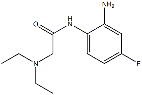 N-(2-amino-4-fluorophenyl)-2-(diethylamino)acetamide Struktur