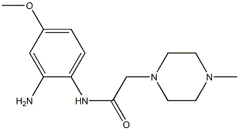 N-(2-amino-4-methoxyphenyl)-2-(4-methylpiperazin-1-yl)acetamide Struktur