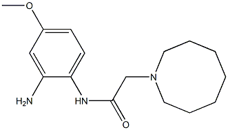 N-(2-amino-4-methoxyphenyl)-2-(azocan-1-yl)acetamide Struktur