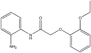 N-(2-aminophenyl)-2-(2-ethoxyphenoxy)acetamide Struktur