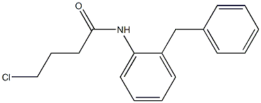 N-(2-benzylphenyl)-4-chlorobutanamide Struktur