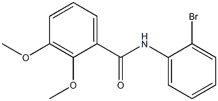 N-(2-bromophenyl)-2,3-dimethoxybenzamide Struktur