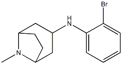 N-(2-bromophenyl)-8-methyl-8-azabicyclo[3.2.1]octan-3-amine Struktur