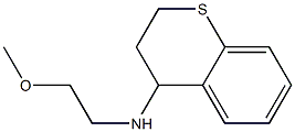 N-(2-methoxyethyl)-3,4-dihydro-2H-1-benzothiopyran-4-amine Struktur