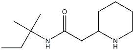 N-(2-methylbutan-2-yl)-2-(piperidin-2-yl)acetamide Struktur