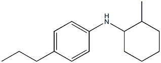 N-(2-methylcyclohexyl)-4-propylaniline Struktur