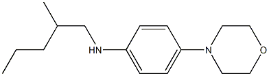 N-(2-methylpentyl)-4-(morpholin-4-yl)aniline Struktur