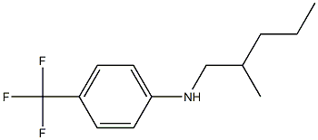 N-(2-methylpentyl)-4-(trifluoromethyl)aniline Struktur