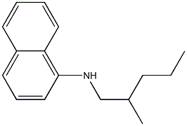 N-(2-methylpentyl)naphthalen-1-amine Struktur